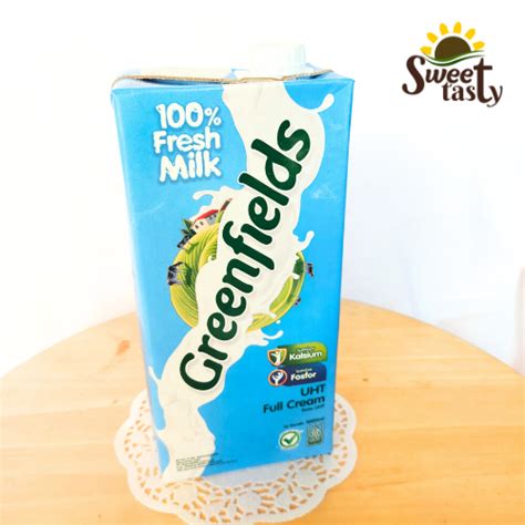 Susu Greenfield UHT Full Cream 1000 ml/Greenfield Freshmilk 1 liter ...