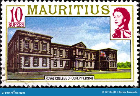 02 08 2020 Divnoe Stavropol Krai Russia The Postage Stamp Mauritius