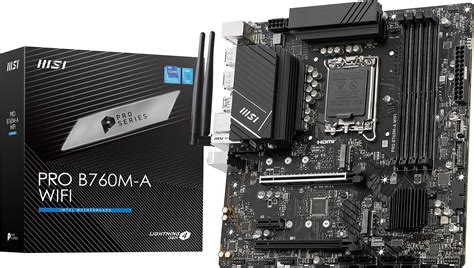 Amazon In Buy MSI PRO B760M A WiFi ProSeries Motherboard Supports