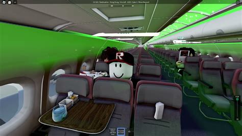 Roblox Airline Flight Review Cathay Pacific Airbus A321 Economy