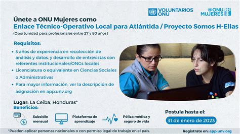 Onu Honduras On Twitter Oportunidadesonu