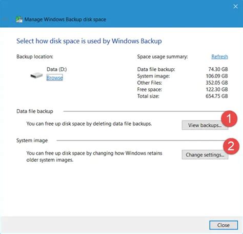 How To Delete System Images And Backups In Windows 11 10