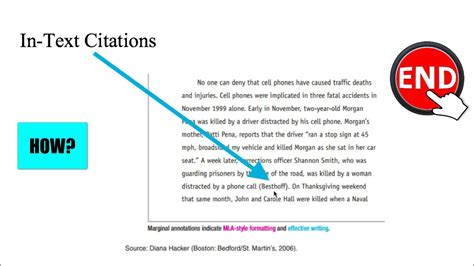 Adding Mla Formatted In Text Citations Microsoft Word Youtube