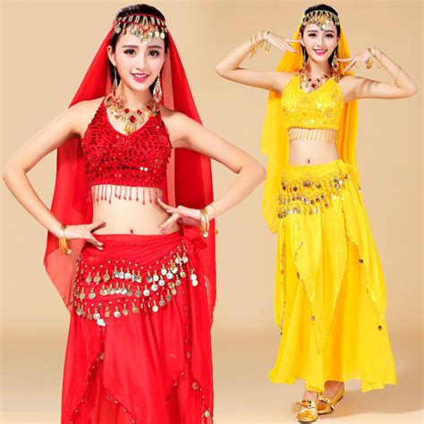 Belly Dance Costume Set New Indian Dance Performance Costumes Tianzhu