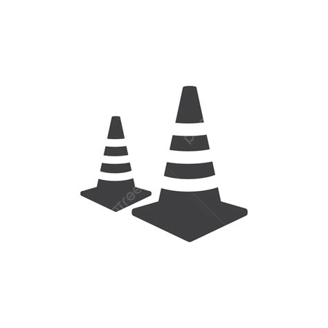 Traffic Cone Vector Illustration Design Work In Progress Cone Renovation Vector Work In