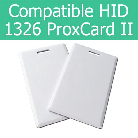 HID Compatible ProxCard II 1326 Clamshell Thick Access Card RFID