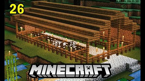 Minecraft Many No Hardcore 26 ConstruÍ Um EstÁbulo Para Os Animais