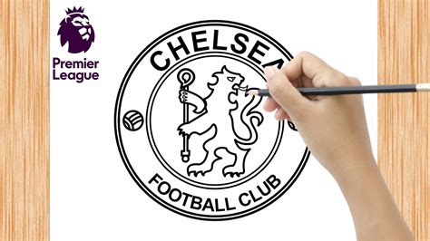 How To Draw Chelsea Fc Logo Step By Step Youtube