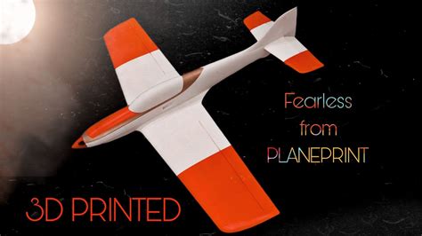 Fearless By Planeprint Classic Pattern Rc 1 F3a 3d Printed Maiden