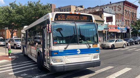 ᴴᴰ MTA NYCT 2010 Orion VII NG Hybrid 4682 on the Q31 Bus turning onto