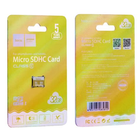 Карта пам яті Hoco Micro SD HS 32 GB Жовта фото відгуки