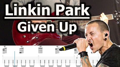 Linkin Park Given Up Guitar Tabs Tutorial Youtube