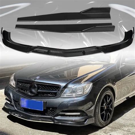 F R Mercedes Benz W C Class Front Spoiler Lippe