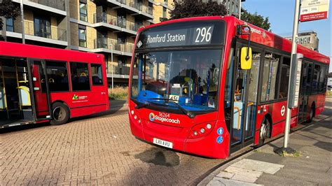 TRASH On A12 Eastern Avenue 36264 LX11 AVU Stagecoach London ADL