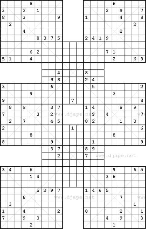 Harakiri Sudoku X