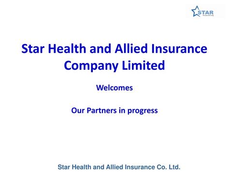 PPT - Star Health and Allied Insurance Company Limited PowerPoint ...