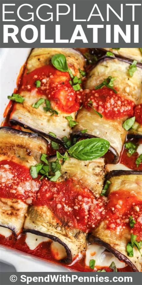 Eggplant Rollatini Low Carb Spend With Pennies