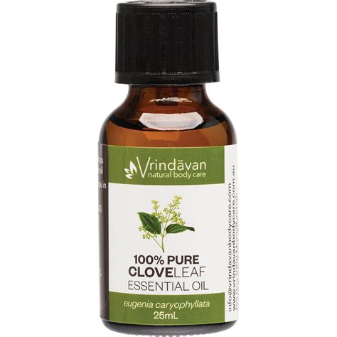 Vrindavan Essential Oil 100 Clove Leaf 25ml Healthylife