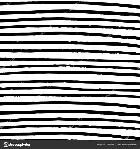 Minimalist Horizontal Stripes Black White Background Stock Vector by ...