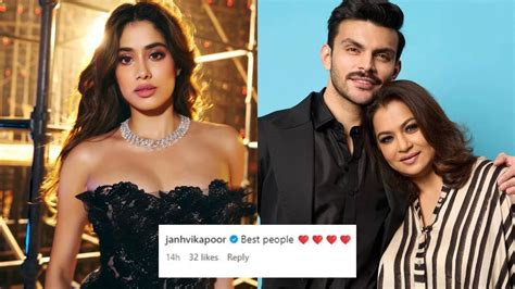 Janhvi Kapoor Drops Loved Up Comment For Boyfriend Shikhar Pahariyas Brother Mother ‘best