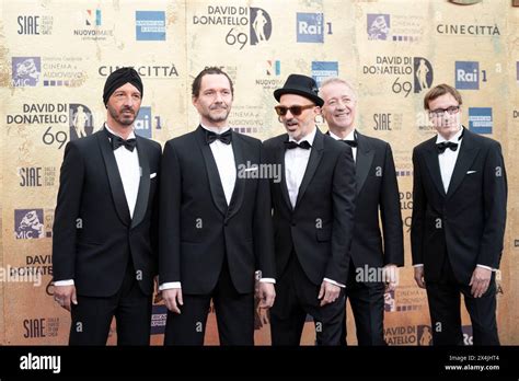 Rome Italy May I Subsonica Attends At Red Carpet During