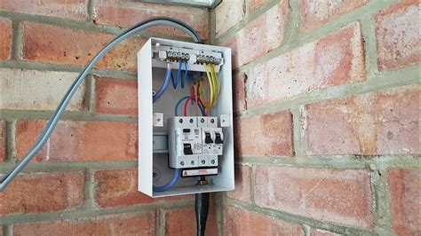 How To Wire Up A Garage Consumer Unit Uk