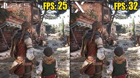 A Plague Tale Requiem Playstation 5 Vs Xbox Series X Comparison Loading Graphics Fps Test