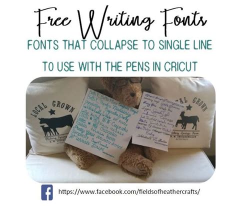 Free Single Line Fonts That Will Write Without Bubbling In Cricut