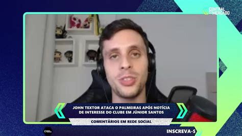 Vídeo John Textor ataca Palmeiras após notícia de interesse em Júnior