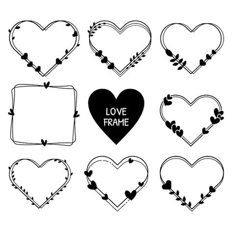 Heart Frame Vector Png