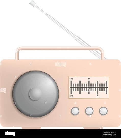 Radio Speaker Icon Realistic Style Stock Vector Image And Art Alamy