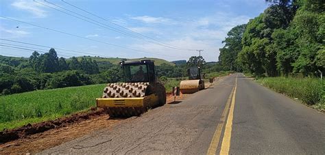 Estrada Boa Obras Na Sc Entre Capinzal E Piratuba Mant M Ritmo