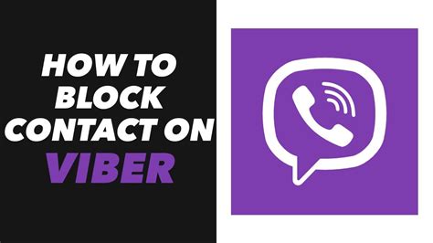 How To Block Contact On Viber Contact Block On Viber App QUICK