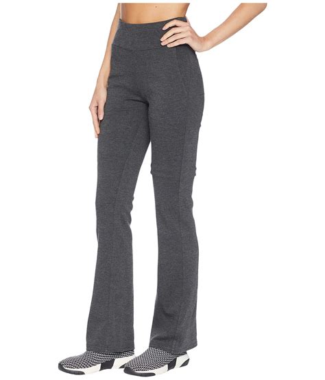 Skechers Synthetic Go Walk Goknit Flare Pants In Gray Lyst