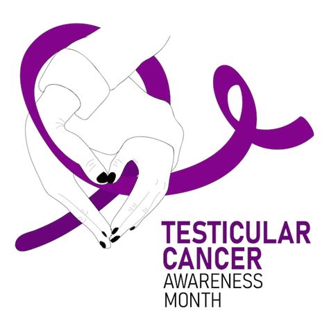 Premium Vector Testicular Cancer Month Poster