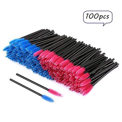 100pcs Disposable Eyelash Eye Lash Makeup Brush Mascara Wands Applicator Makeup Kits