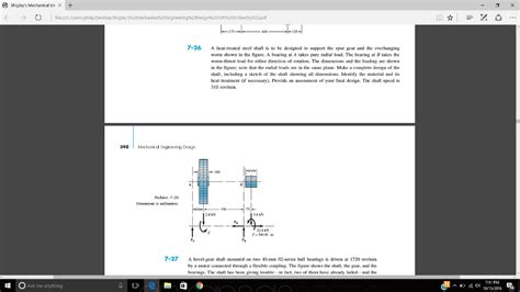 This problem is from Shigley's Mechanical Engineering | Chegg.com