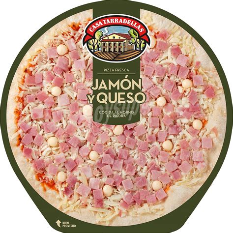 Casa Tarradellas Pizza de jamón y queso Casa Tarradellas 405 g