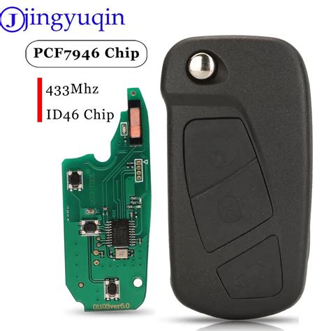 Jingyuqin Flip Folding Car Remote Key Es Mhz Id Chip