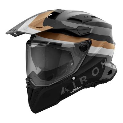 Casque Int Gral Airoh Commander Doom Black Gloss Casque Trail