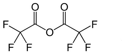 Draw the structure of trifluoroacetic anhydride. | Homework.Study.com