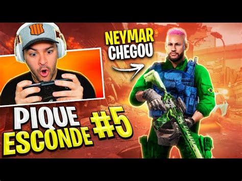 O Neymar Chegou No Cod Mobile Pique Esconde Youtube