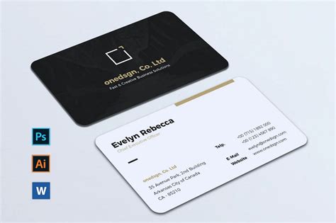 Microsoft Word Template For Business Cards Collection