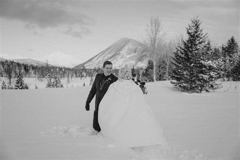 Glacier National Park Winter Elopement Enchanted Winter Day