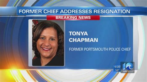 Chapman Says She Was Forced To Resign As Police Chief In Portsmouth