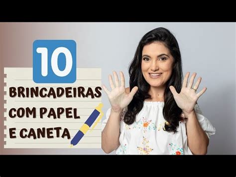 Top Brincadeiras Divertidas Papel E Caneta Para Crian As