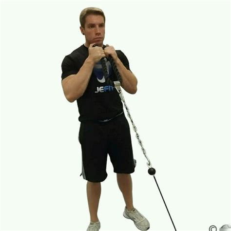 Cm Standing Rope Hammer Bicep Curl By Pavel B Exercise How To Skimble