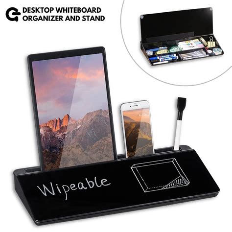 Desk Whiteboard Organizer Desktop Whiteboard Organizer Glass