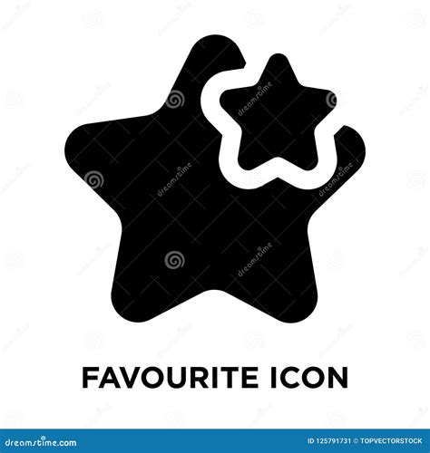 Favourite Icon Vector Isolated On White Background Logo Concept Stock