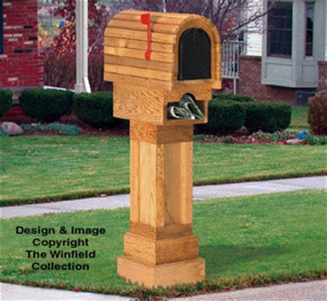 All Yard & Garden Projects - Cedar Mailbox Wood Project Pattern